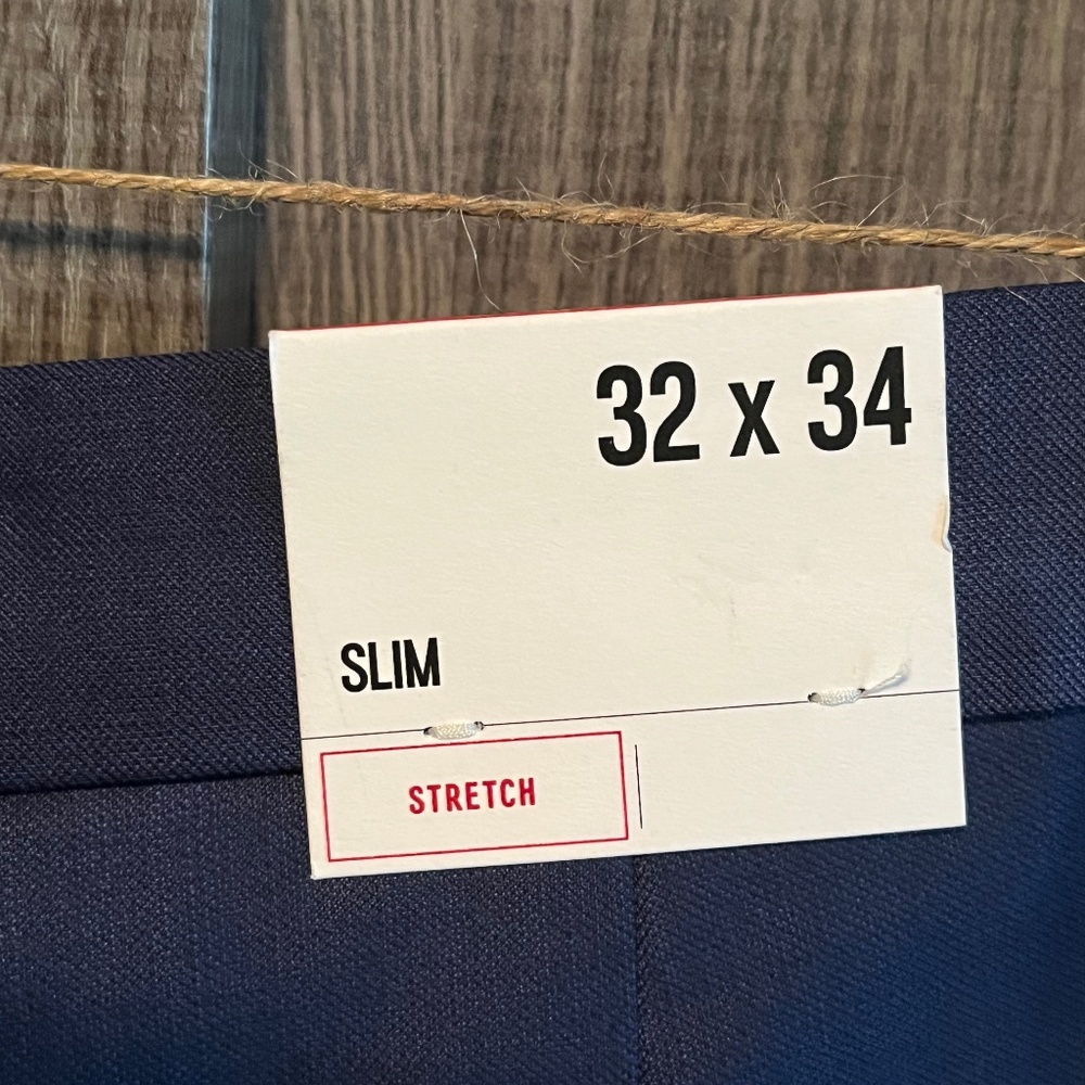 Express mens 32x34 dress pants Blue